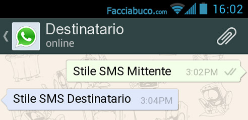 generatore sms WhatsApp